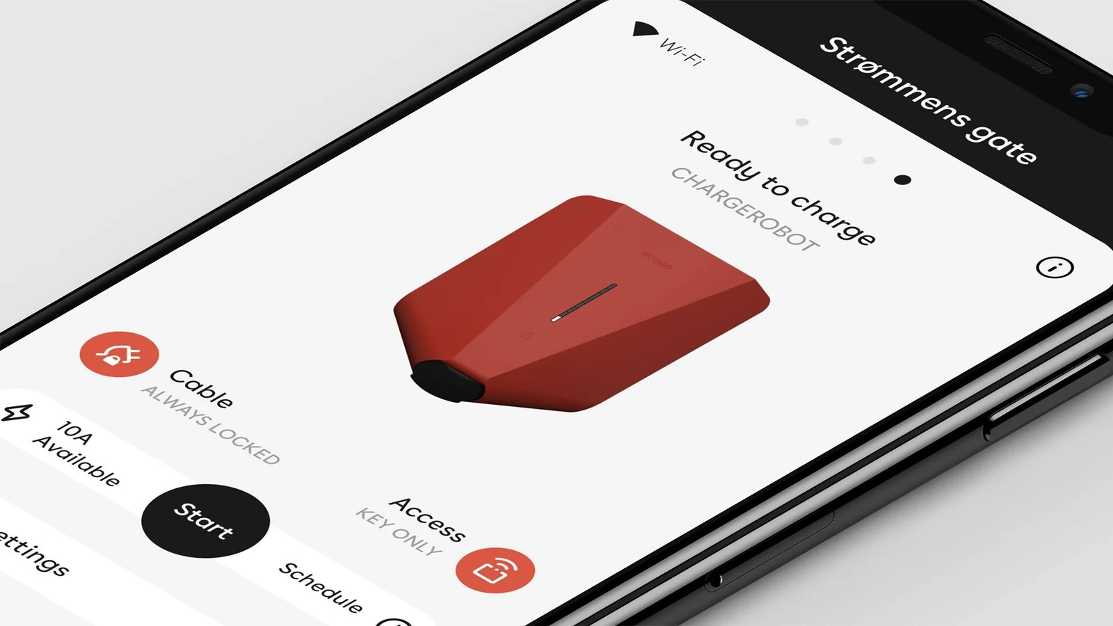 App til Easee Charge UP