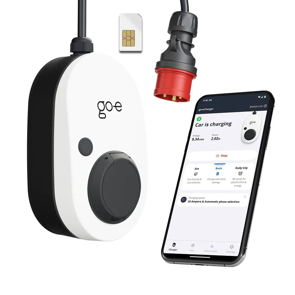App til go-e Charger Gemini flex 2.0